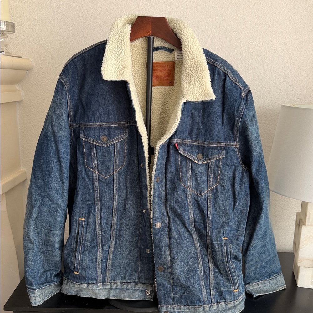 Men's Levi’s Denim Sherpa Jacket